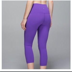 NWT Lululemon Wunder Under Crop Leggings